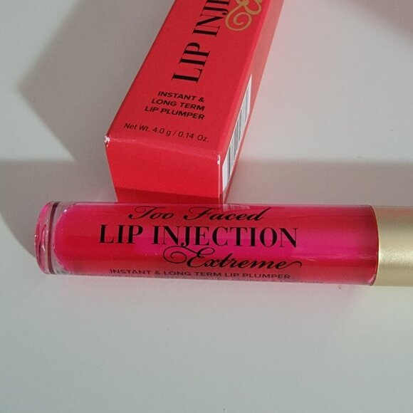 Too Faced Lip Injection Extreme Shade Pink Punch New - Picture 8 of 12